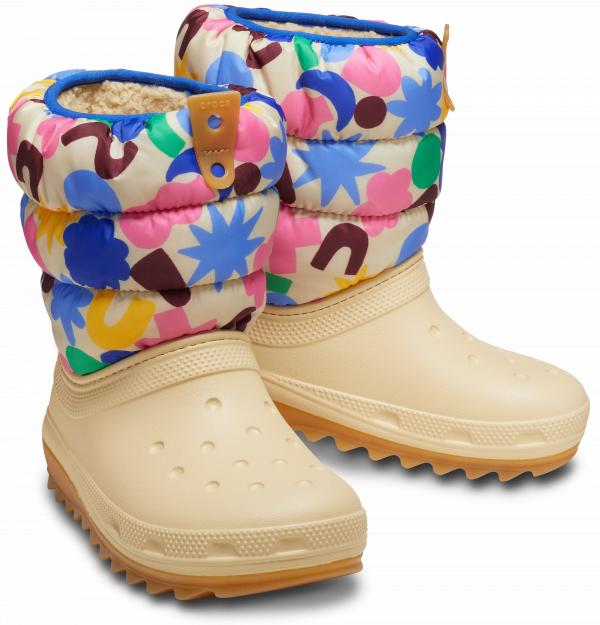 Kids Classic NeoPuff Geo Shapes Boot